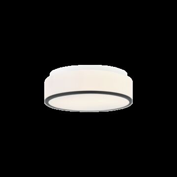 Echo Two Light Ceiling Mount in Matte Black by Matteo Lighting