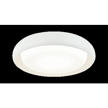 Milia LED Flush Mount in Matte White by Matteo Lighting
