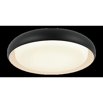Milia LED Flush Mount in Matte Black by Matteo Lighting