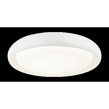 Milia LED Flush Mount in Matte White by Matteo Lighting