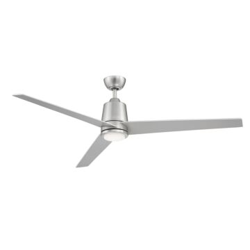  56"Ceiling Fan in Brushed Nickel by Meridian