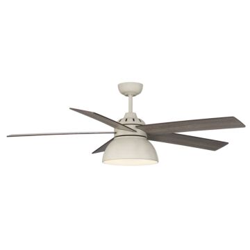  52"Ceiling Fan in Distressed White by Meridian