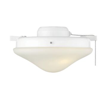 Crimson Two Light Fan Light Kit in White by Meridian