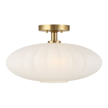  Ceiling Light in Natural Brass