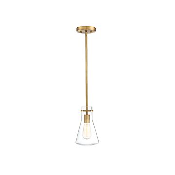 Trade Winds Lighting 1 Light Pendant Light In Natural Brass