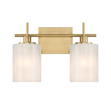  Bathroom Vanity Light in Natural Brass