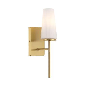  Wall Sconce in Natural Brass