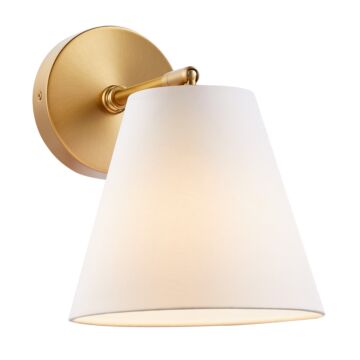  Wall Sconce in Natural Brass 