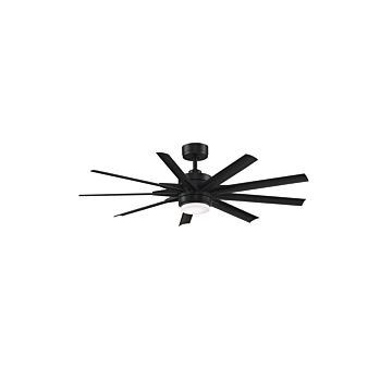 Fanimation Odyn Custom 1 Light 9 Blade Ceiling Fan Motor (Only) in Black