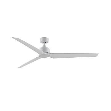 Fanimation TriAire Custom Indoor/Outdoor Ceiling Fan in Matte White  MOTOR ONLY