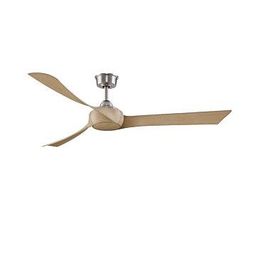  Wrap Custom Indoor Ceiling Fan in Brushed Nickel- MOTOR ONLY