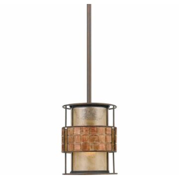 Laguna One Light Mini Pendant in Renaissance Copper by Quoizel