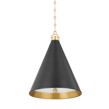 Osterley One Light Pendant in Aged Antique Distressed Bronze by Hudson Valley