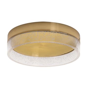 Maggie LED Flush Mount in Satin Brass by AFX Lighting