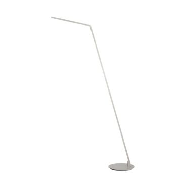 Miter LED Floor Lamp in Brushed Nickel by Kuzco Lighting