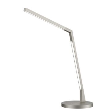 Miter LED Table Lamp in Brushed Nickel by Kuzco Lighting
