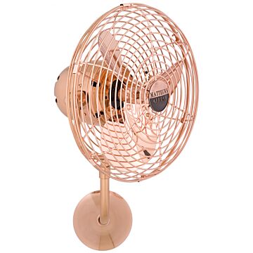 Michelle Parede 19 13" Wall Fan in Polished Copper
