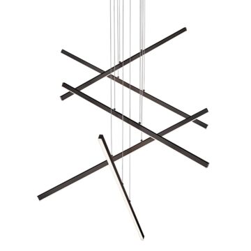 Vega LED Pendant in Black by Kuzco Lighting