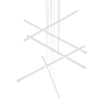 Vega LED Pendant in White by Kuzco Lighting