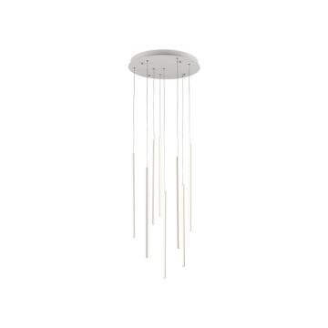 Chute LED Pendant in White by Kuzco Lighting