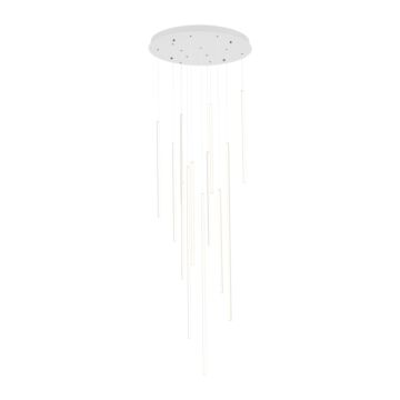 Chute LED Pendant in White by Kuzco Lighting