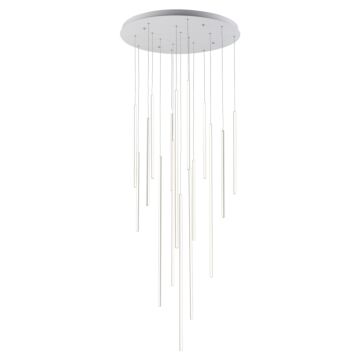 Chute LED Pendant in White by Kuzco Lighting