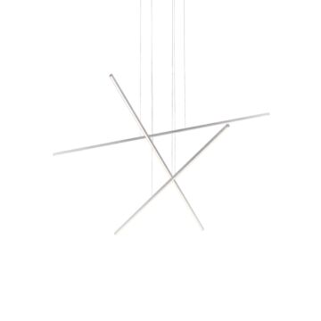 Vega Minor LED Pendant in Brushed Nickel by Kuzco Lighting