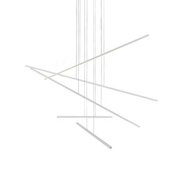 Vega Minor LED Pendant in Brushed Nickel by Kuzco Lighting