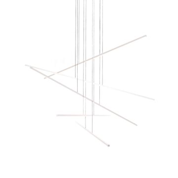 Vega Minor LED Pendant in White by Kuzco Lighting