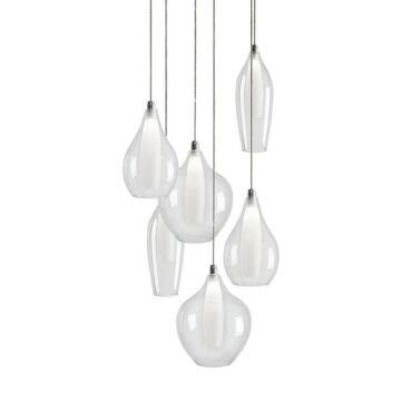 Victoria LED Pendant in Chrome by Kuzco Lighting