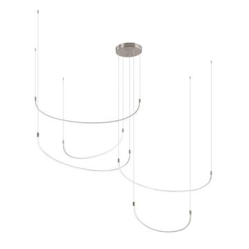 Talis LED Pendant in Brushed Nickel by Kuzco Lighting