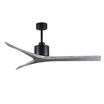 Mollywood 6-Speed DC 60 Ceiling Fan in Matte Black with Barnwood Tone blades