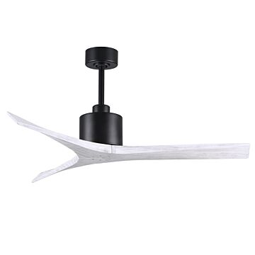 Mollywood 6-Speed DC 52 Ceiling Fan in Matte Black with Matte White blades