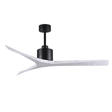 Mollywood 6-Speed DC 60 Ceiling Fan in Matte Black with Matte White blades