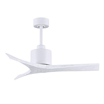Mollywood 6-Speed DC 42 Ceiling Fan in Matte White with Matte White blades