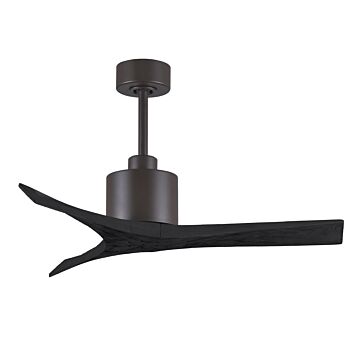 Mollywood 6-Speed DC 42 Ceiling Fan in Textured Bronze with Matte Black blades