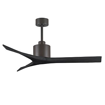 Mollywood 6-Speed DC 52 Ceiling Fan in Textured Bronze with Matte Black blades