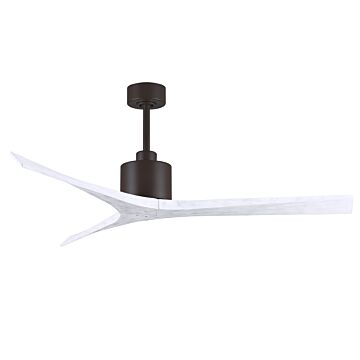 Mollywood 6-Speed DC 60 Ceiling Fan in Textured Bronze with Matte White blades