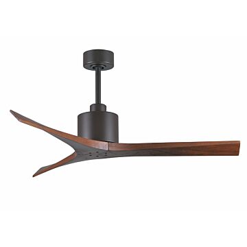 Mollywood 6-Speed DC 52 Ceiling Fan in Textured Bronze with Walnut blades