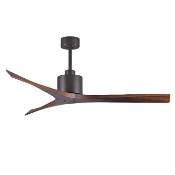 Mollywood 6-Speed DC 60 Ceiling Fan in Textured Bronze with Walnut blades