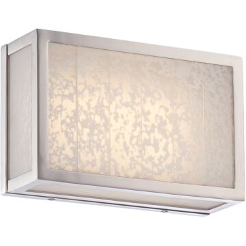 Metropolitan Lake Frost 9.25 Inch LED Bathroom Vanity Light in Polished Nickel