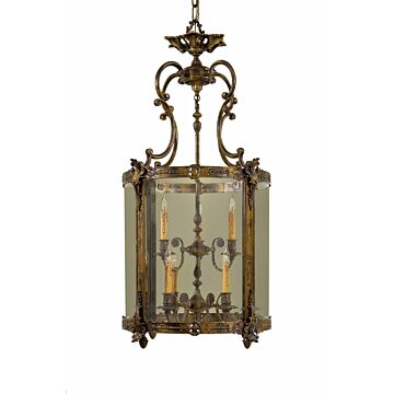 Metropolitan 9 Lt Foyer Pendant in Antique Bronze Patina