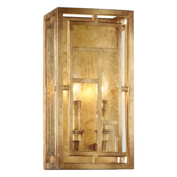 Edgemont Park Two Light Wall Sconce in Pandora Gold Leaf by Metropolitan