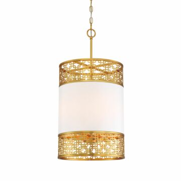 Metropolitan Blairmmor 4 Light 14 Inch Pendant Light in Honey Gold