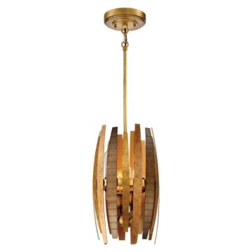 Manitou Four Light Mini Pendant in Ardor Gold by Metropolitan