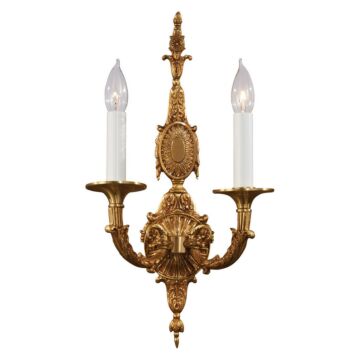 Metropolitan Metropolitan 12.25 Inch 2 Light Wall Sconce in French Gold