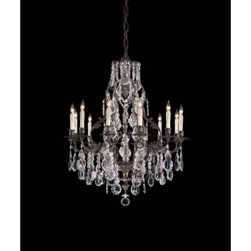 Metropolitan Vintage 12 Lt Chandelier in Oxide Brass
