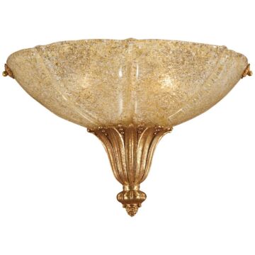Metropolitan Two Light Wall Sconce in French Gold by Metropolitan