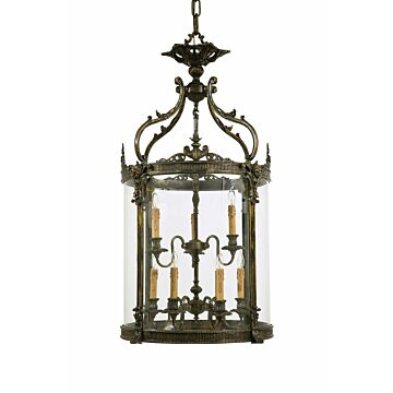 Metropolitan Foyer 9 Lt Foyer Pendant in Oxide French Gold