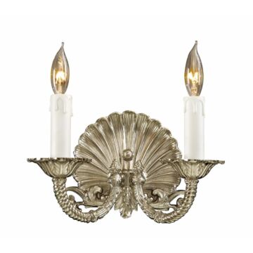 Metropolitan European 2 Lt Wall Sconce in Polished Chrome